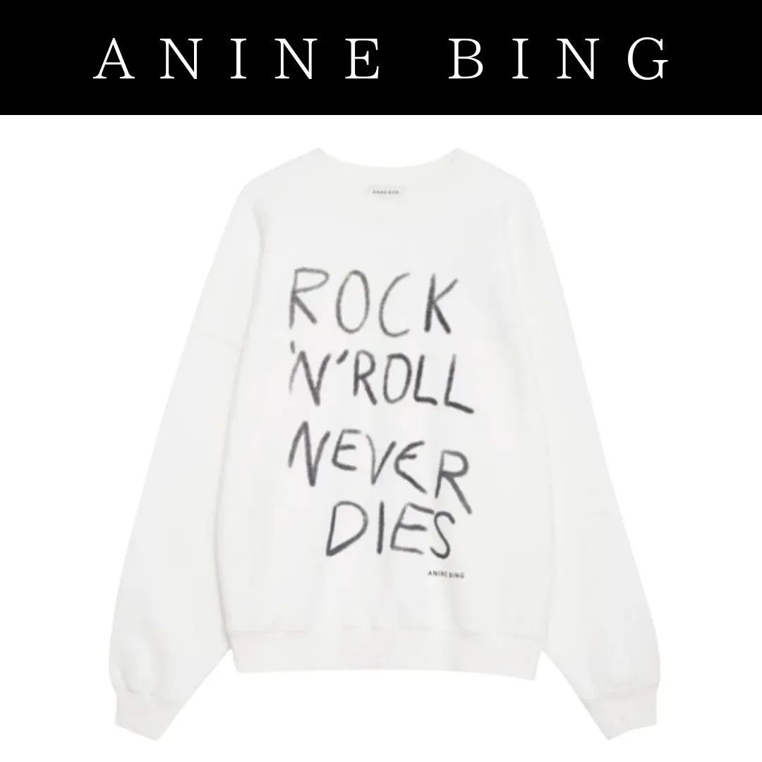 ANINE BING  |Logo Hoodies & Sweatshirts