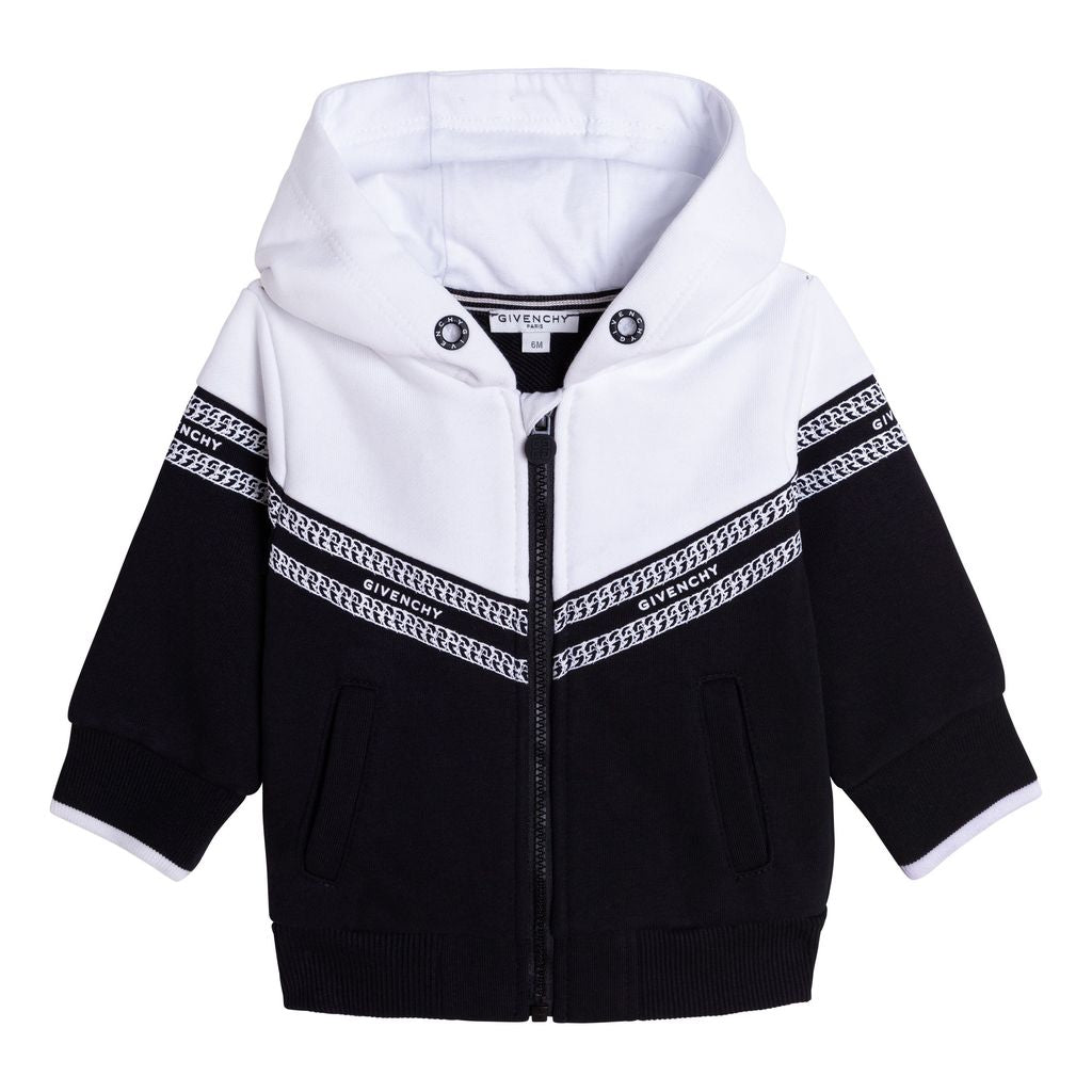 Black & White Coupe Cousu Cardigan