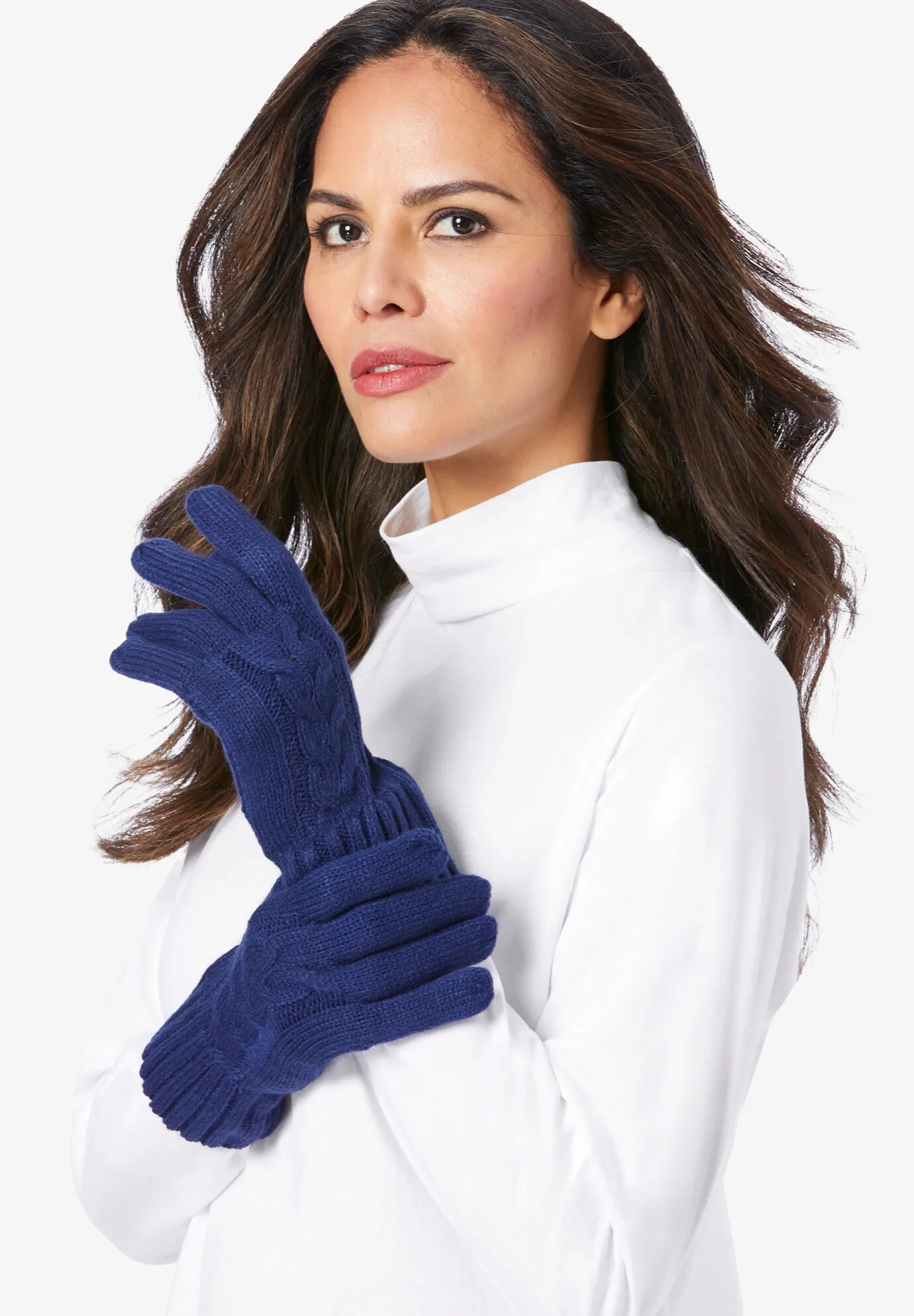 Cable-Knit Gloves