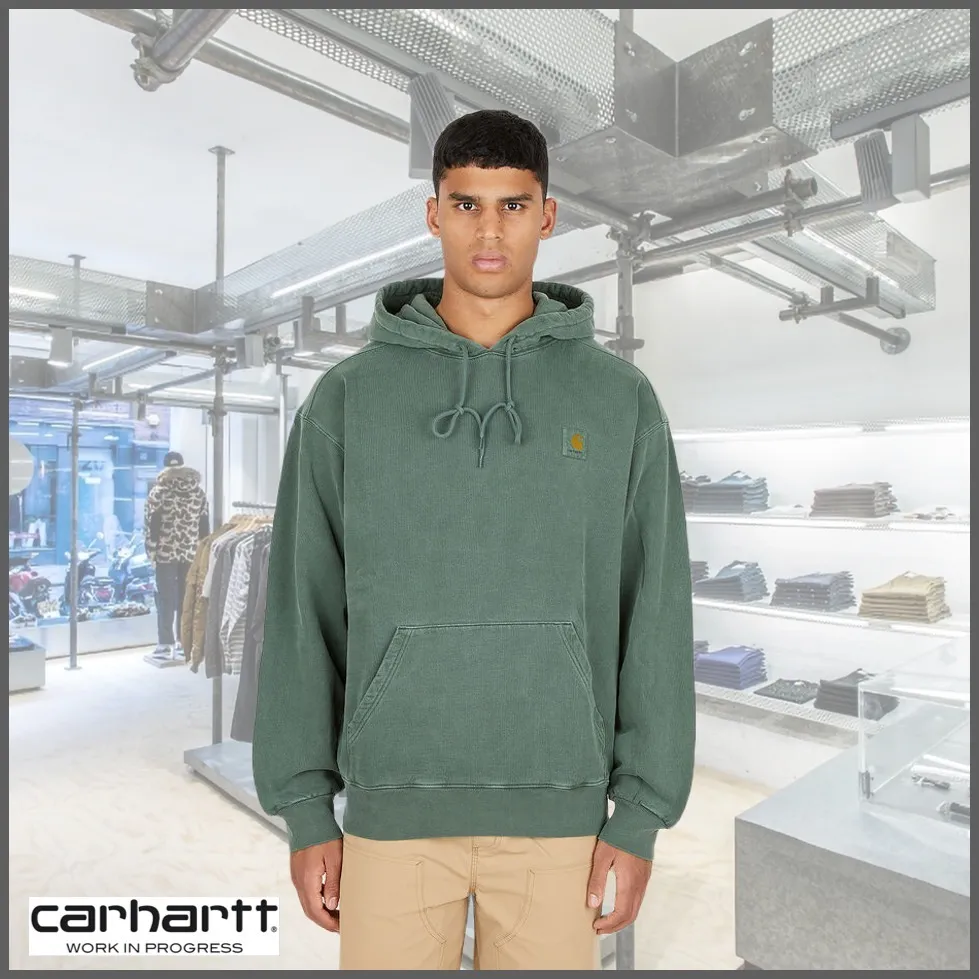 Carhartt  |Plain Cotton Logo Hoodies