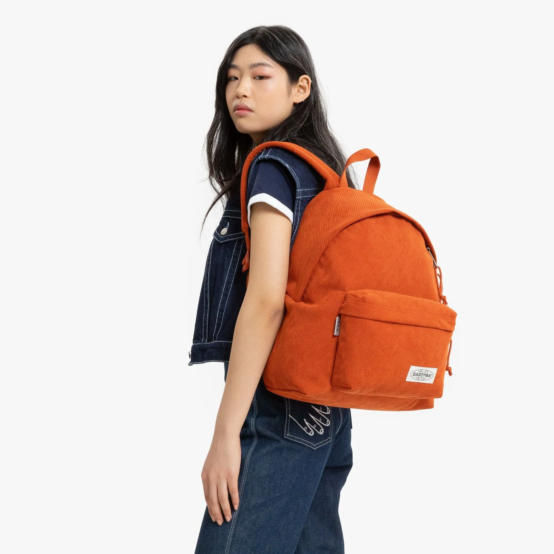 EASTPAK Padded Pak'R Cords Angled Rust (Velours)