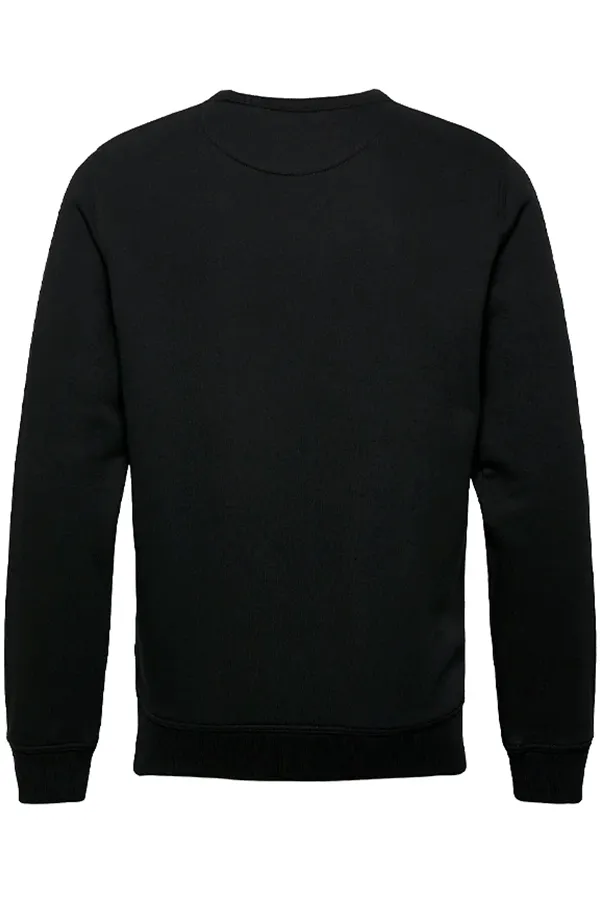 GANT Gold Shield Crew Sweatshirt Black