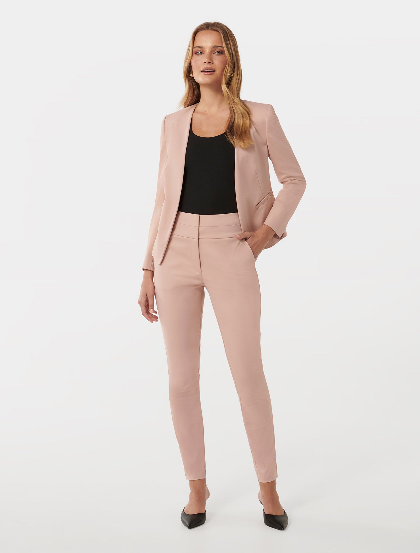 Georgia High Waist Full Length Pants