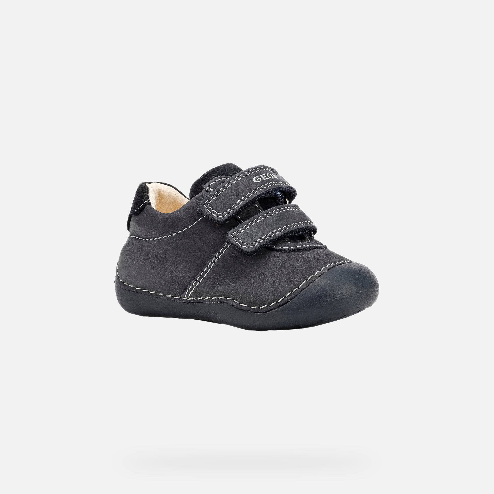 Geox Infants first Shoes Navy Pre Walkers Leather Tutim A