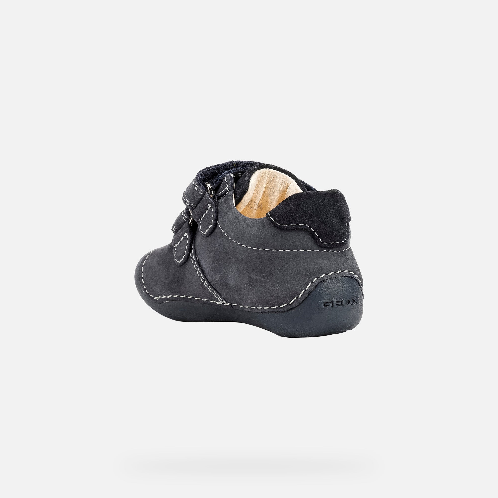 Geox Infants first Shoes Navy Pre Walkers Leather Tutim A