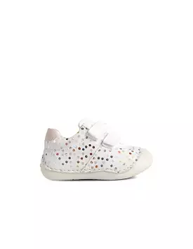 Geox Infants first Shoes White/Lt Rose Pre Walkers Leather Tutim A