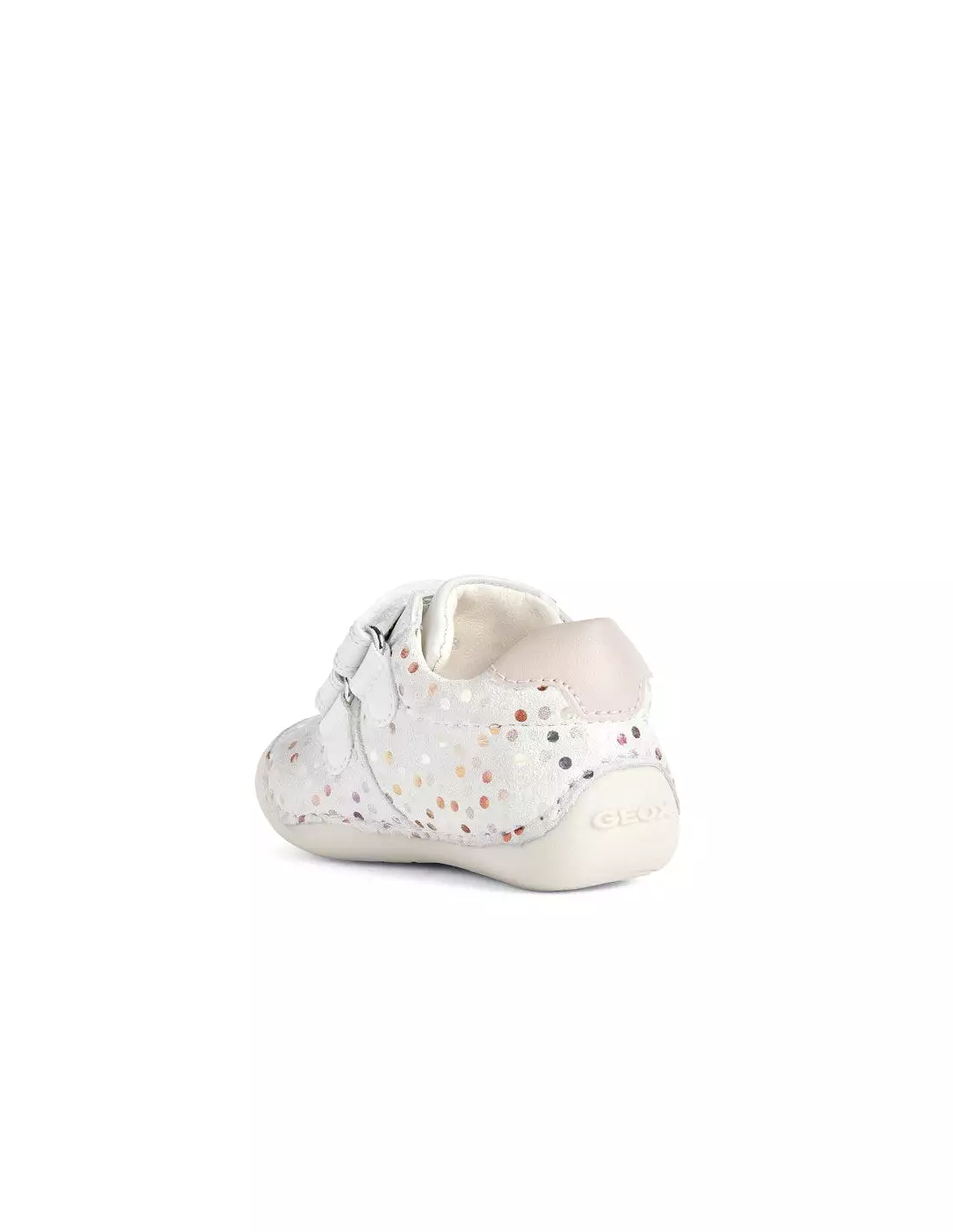 Geox Infants first Shoes White/Lt Rose Pre Walkers Leather Tutim A