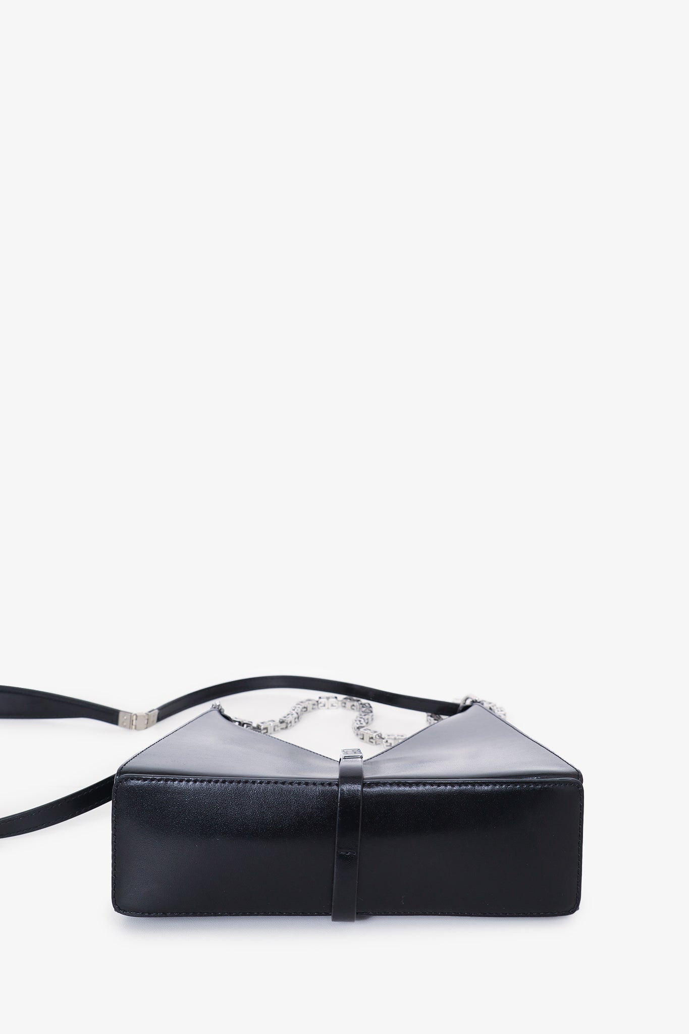 Givenchy Black Leather Cut Out Mini Shoulder Bag