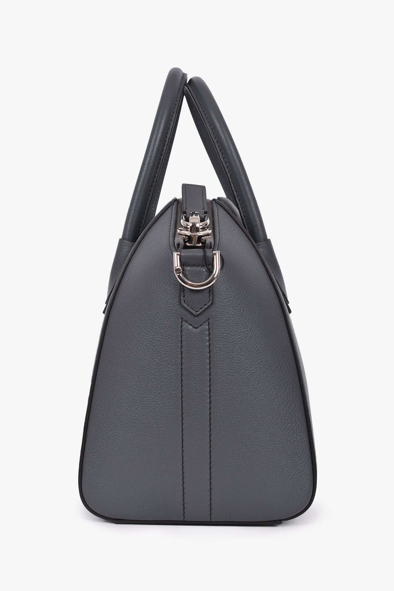 Givenchy Grey Leather Small Antigona Top Handle