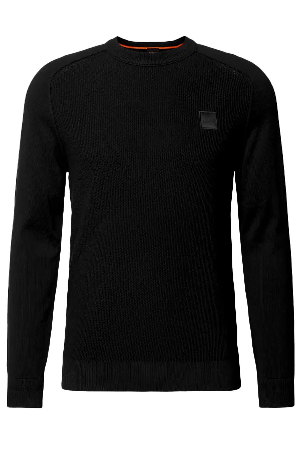 Hugo Boss Knit Cashmere Blend Kesom Black