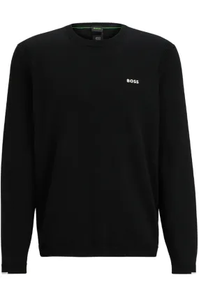 Hugo Boss Knit Regular Sweatshirt Black