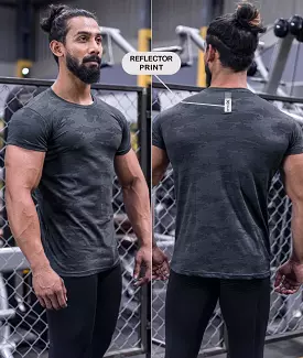 Jacquard Grey Camo GymX Tshirt - Sale