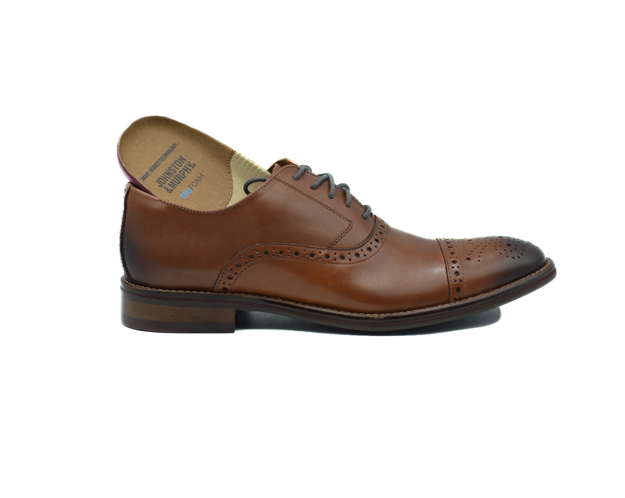 JOHNSTON & MURPHY Melbourne Cap Toe Tie