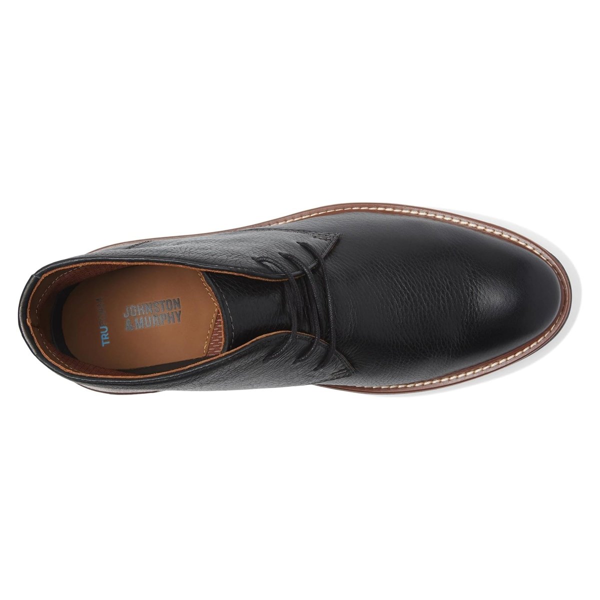 Johnston & Murphy Men's Upton Chukka Black Leather