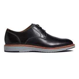 Johnston & Murphy Men's Upton Plain Toe Black Full Grain