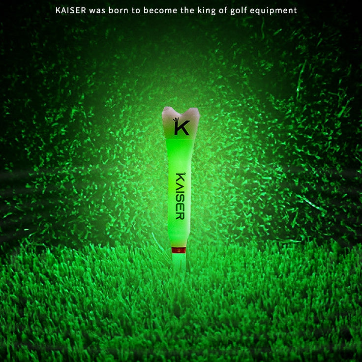 KAISER T1 Golf Tees Day Night Gifts Accessory Sets/ Long 1pcs+Short 1pcs/ distance increase luminous anti-slicing Height fix Hol