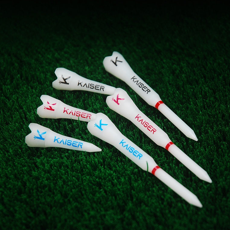 KAISER T6 Golf Tees Day Night Gifts Accessory Sets/ Long 6pcs+Short 5pcs/ distance increase luminous anti-slicing Height fix Hol