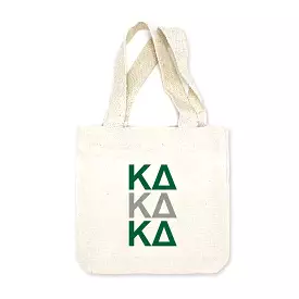 Kappa Delta Sorority Greek Letters Mini Tote Gift Bag