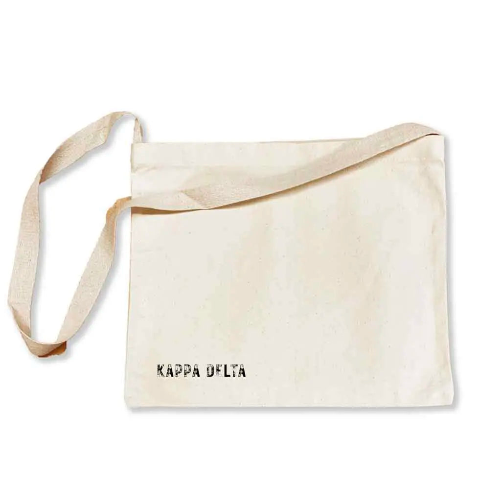 Kappa Delta Sorority Messenger Bag with Cross Body Strap