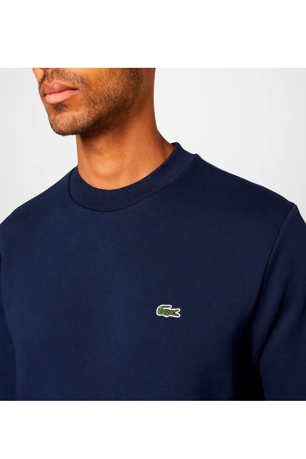 Lacoste Sweatshirt Brushed Regular Fit Navy