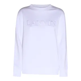 LANVIN  |Plain Logo Hoodies & Sweatshirts