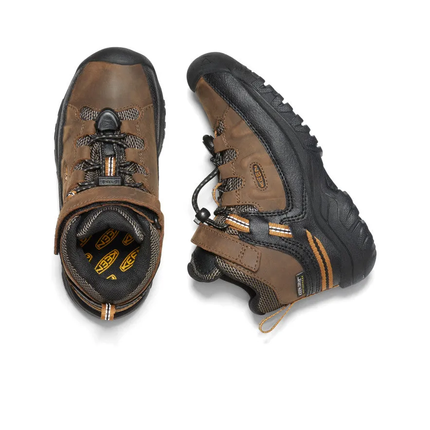 Little Kids' Targhee Waterproof Boot  |  Dark Earth/Golden Brown