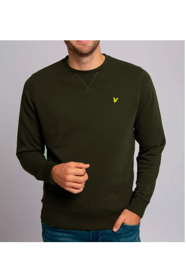 Lyle & Scott Crew Sweat Olive