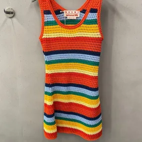 MARNI  |Marni x No Vacancy Inn - Multicolour short cotton-knit dress