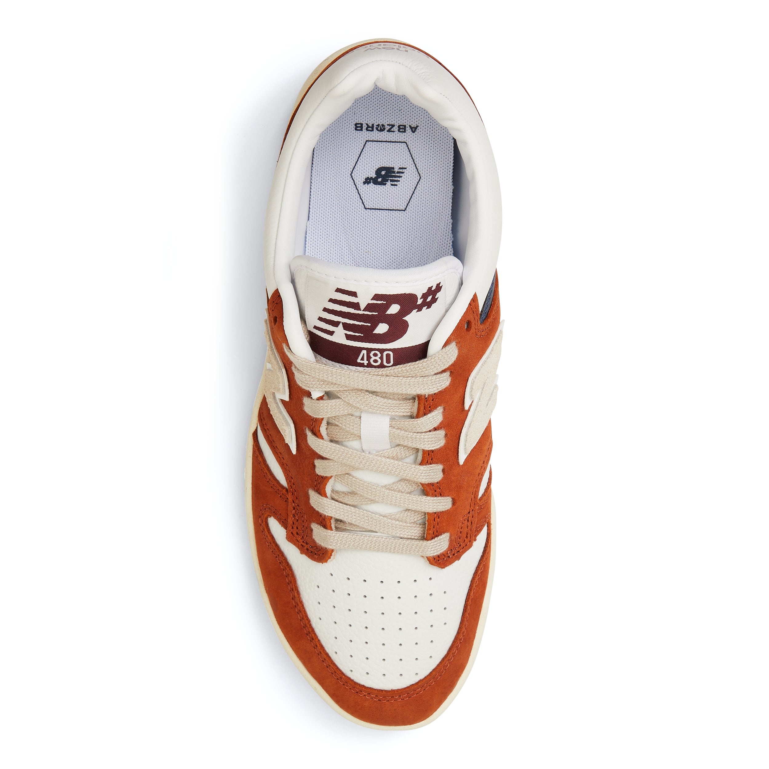 New Balance Numeric 480 Orange/White