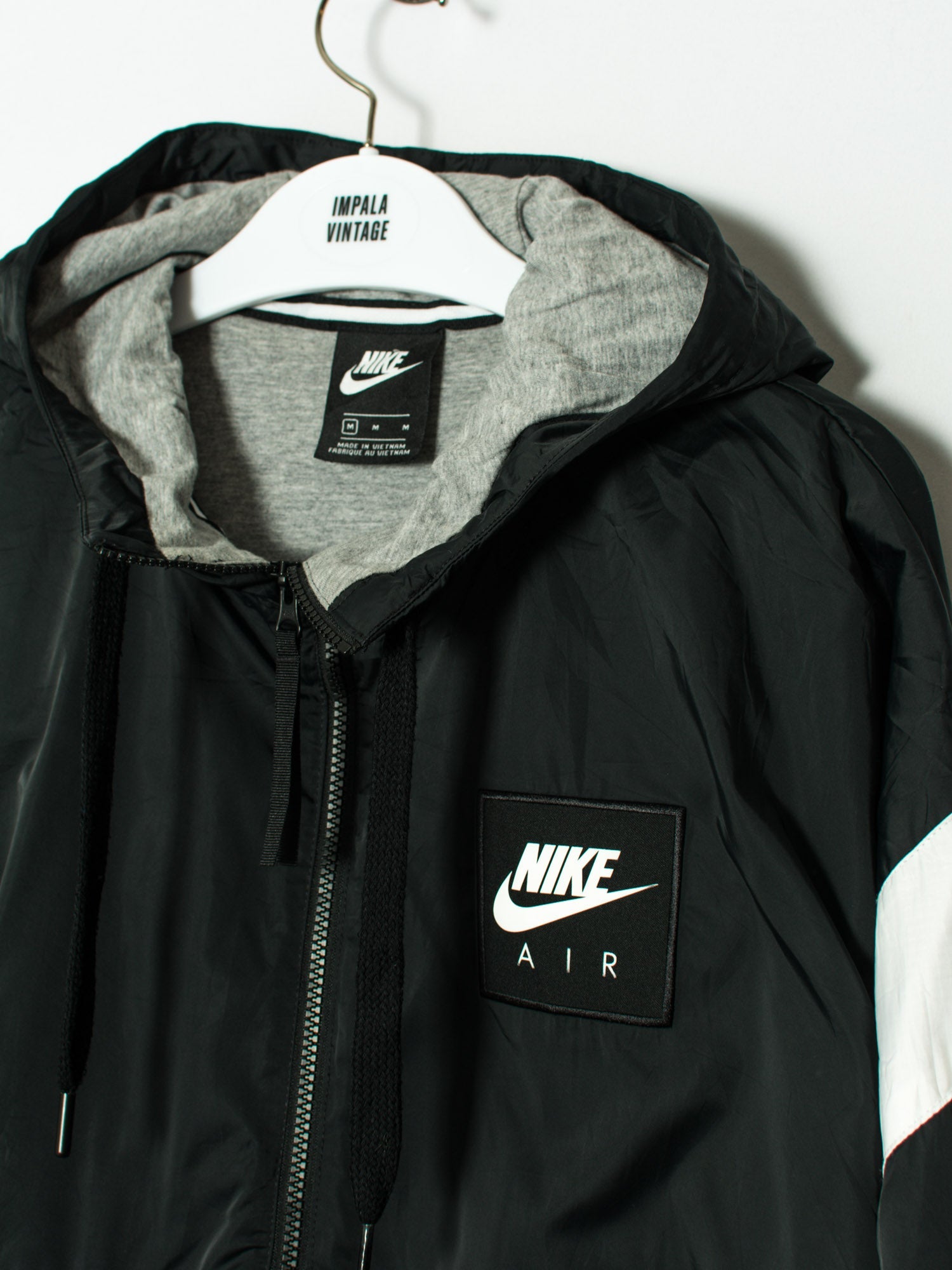 Nike Air Black Middled Zipper Jacket