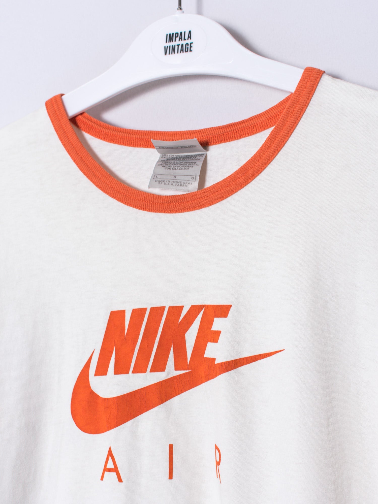 Nike Orange Logo Tee