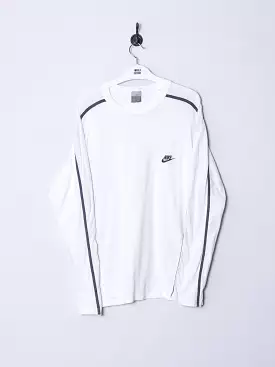 Nike White Long Sleeves Tee