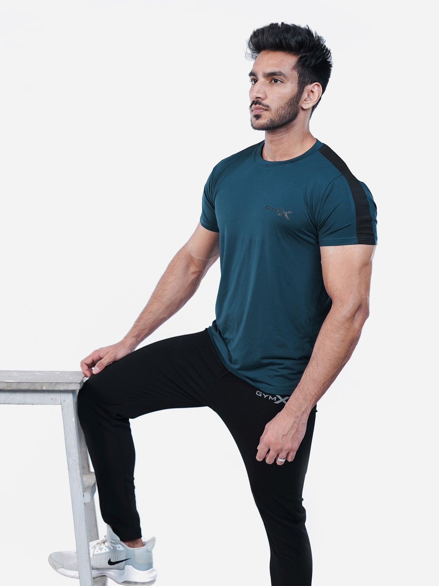 Oracle Blue GymX Panel Tee