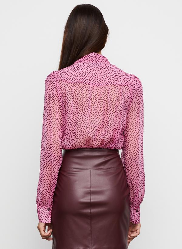 Pink burgundy Teagan top