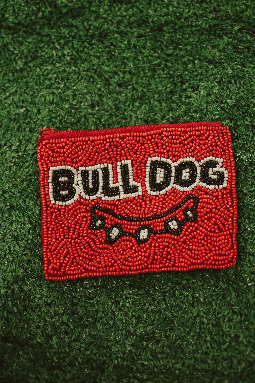 Red Bulldog Money Pouch