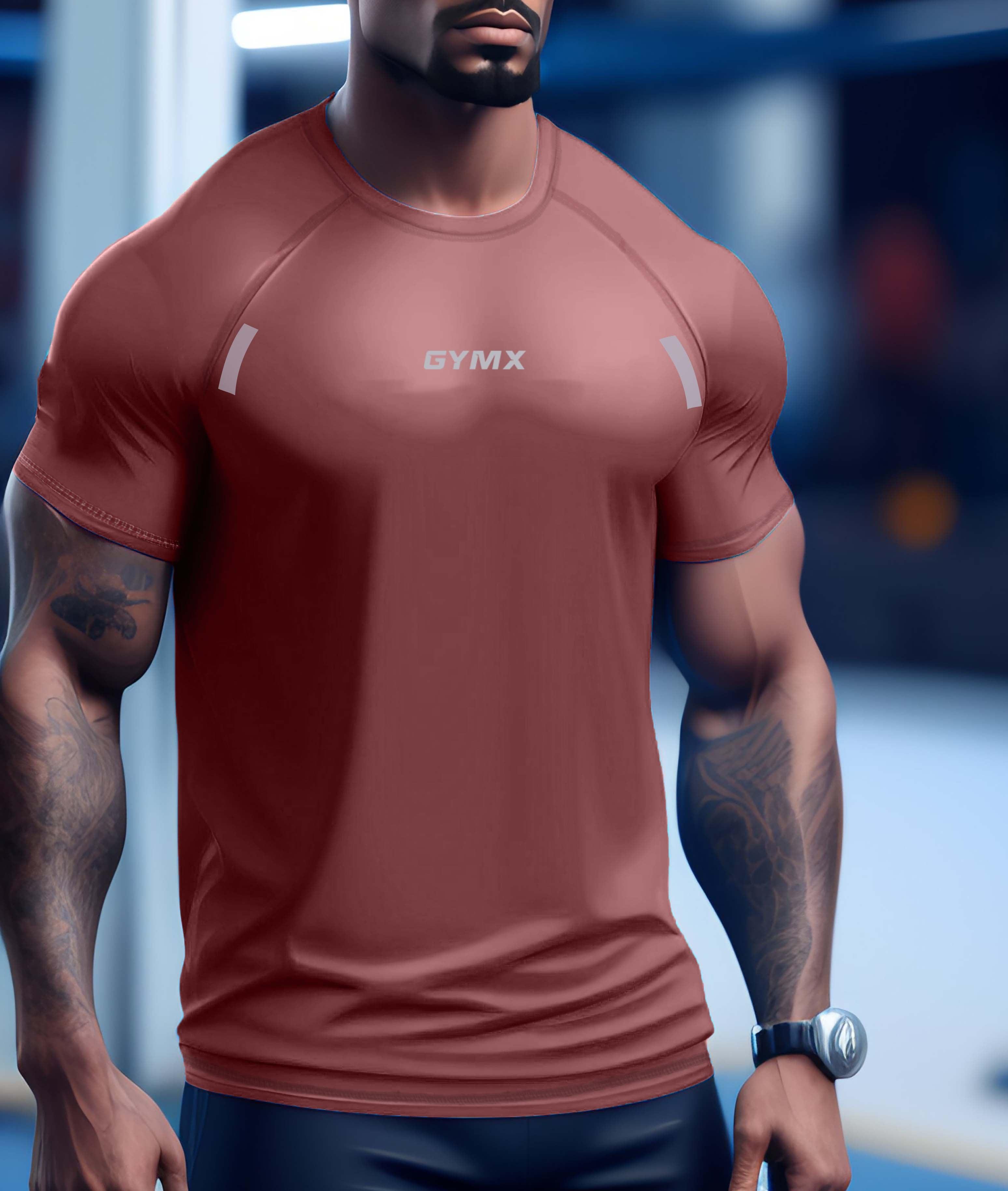 Rust Red GymX Tee