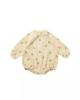 Rylee & Cru - Deer Crewneck Romper