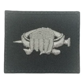 SAF TAEKWONDO BLACK BELT UNARMED COMBAT PATCH - BLACK FOLIAGE