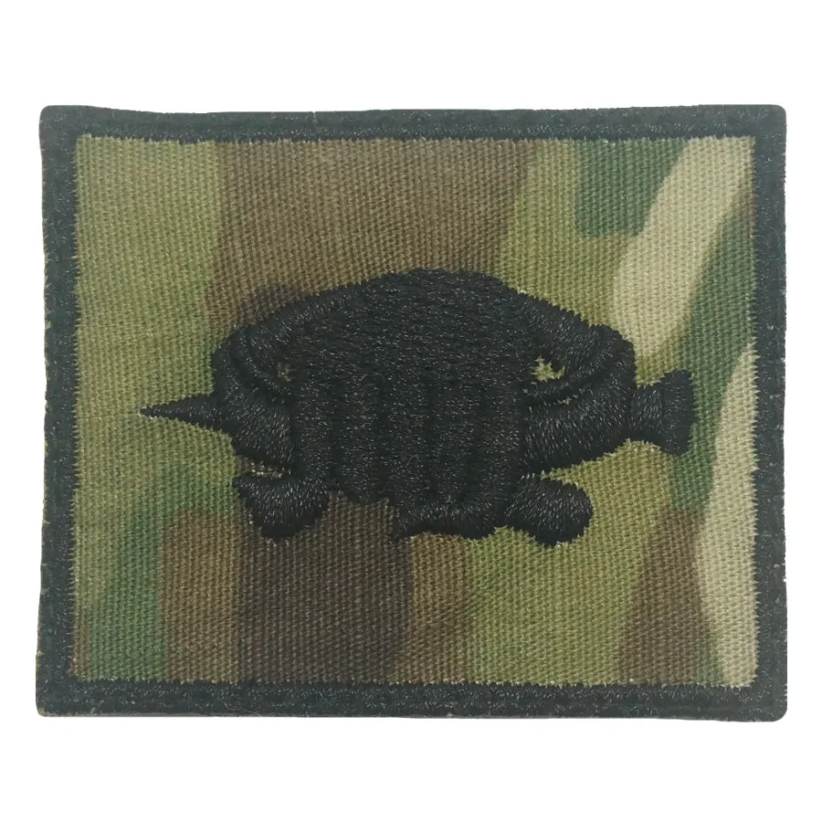 SAF TAEKWONDO BLACK BELT UNARMED COMBAT PATCH - MULTICAM