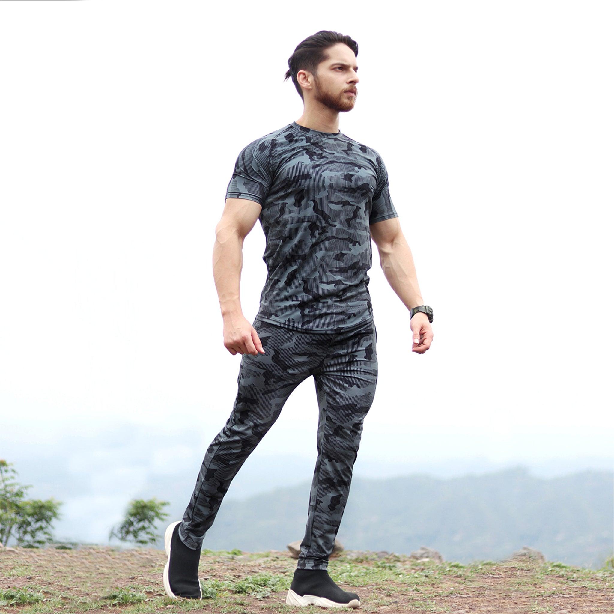 Stealth Camo Tee (4 way stretch)- Sale