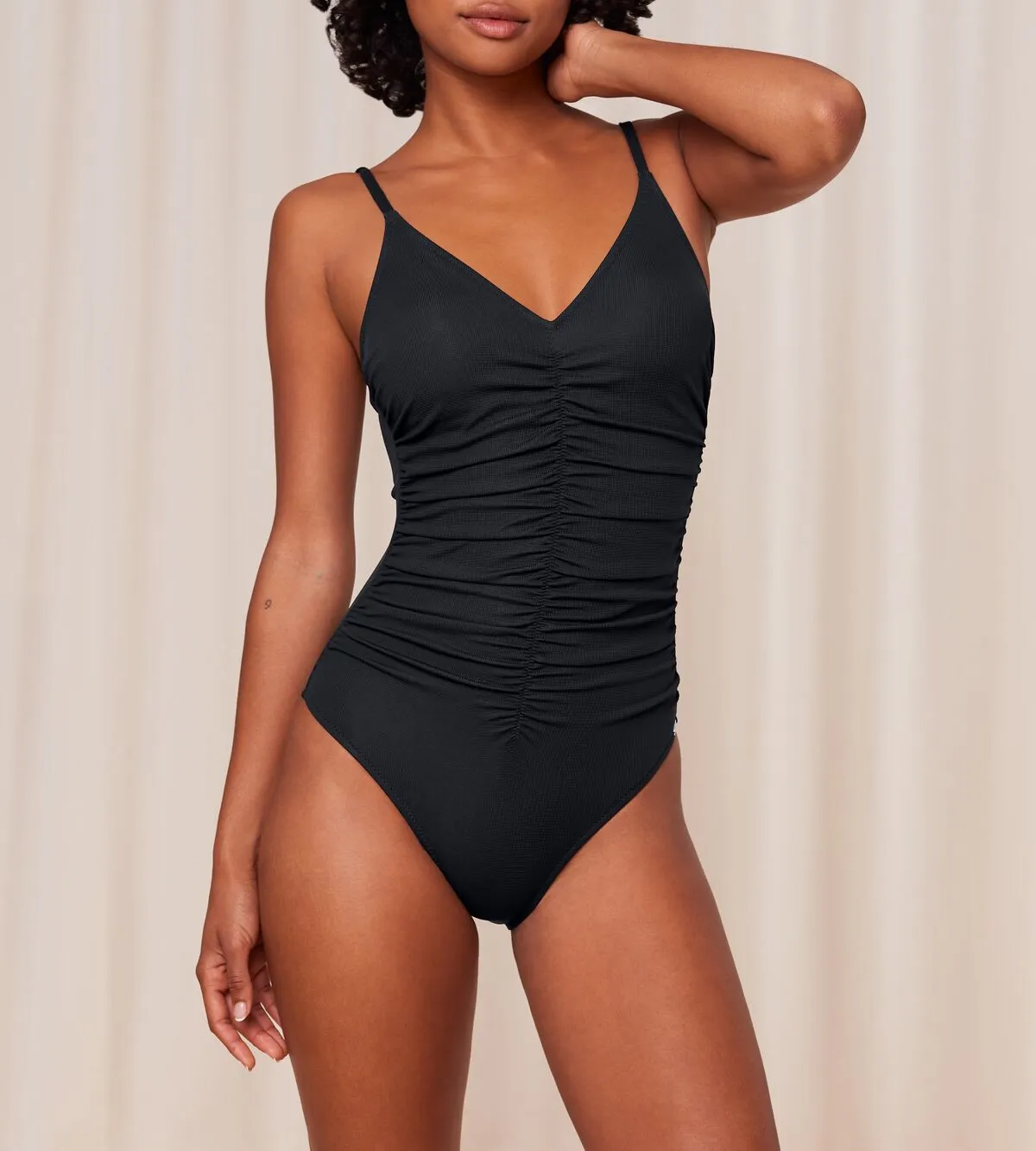 Summer Glow Padded Swimsuit - Black