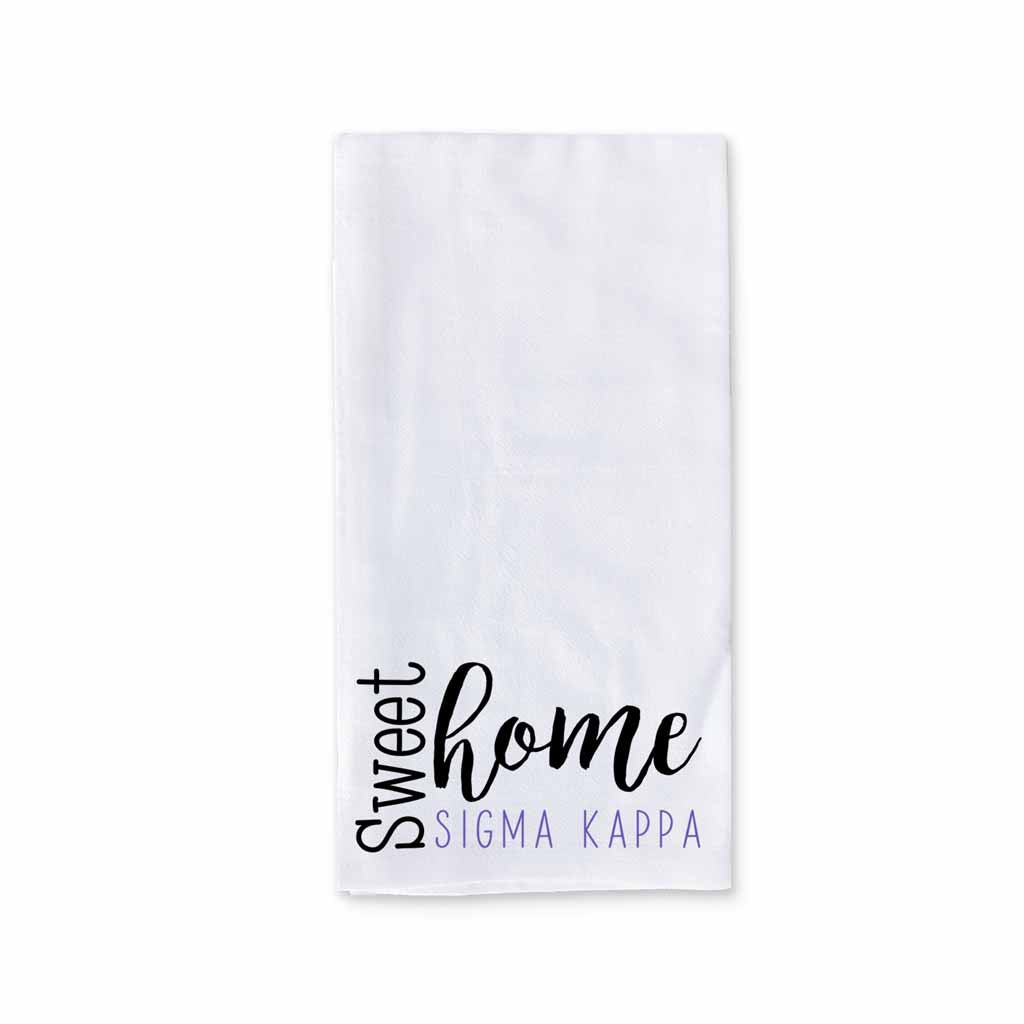 Sweet Home Sigma Kappa Sorority Kitchen Towel