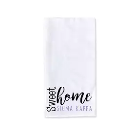 Sweet Home Sigma Kappa Sorority Kitchen Towel