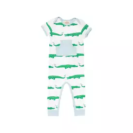 The Beaufort Bonnet Company - Gator Pond Pals SS Rowdy Rugby Romper