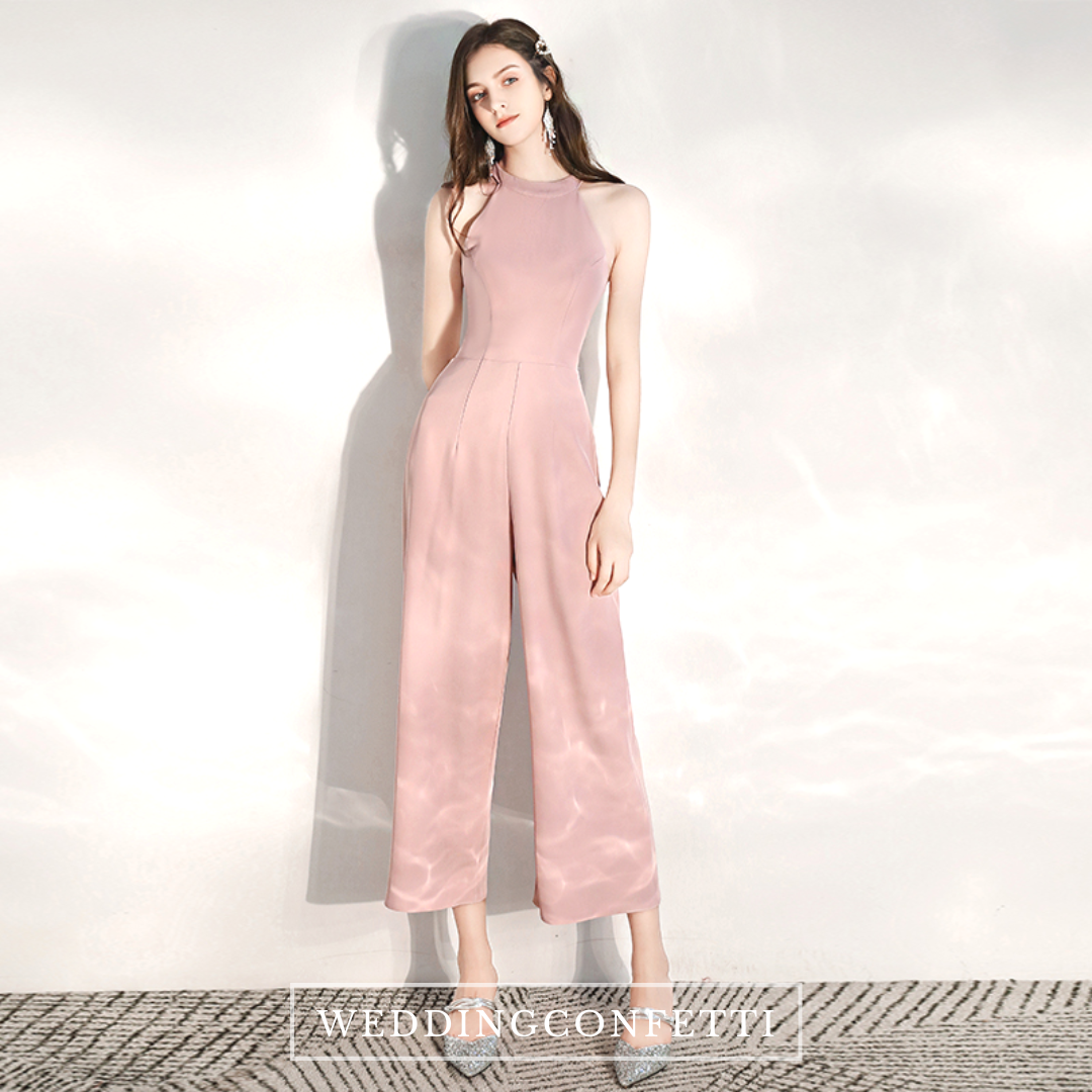 The Candice Pink/Black Jumpsuit