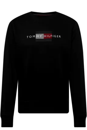 Tommy Hilfiger Line Logo Sweatshirt Black