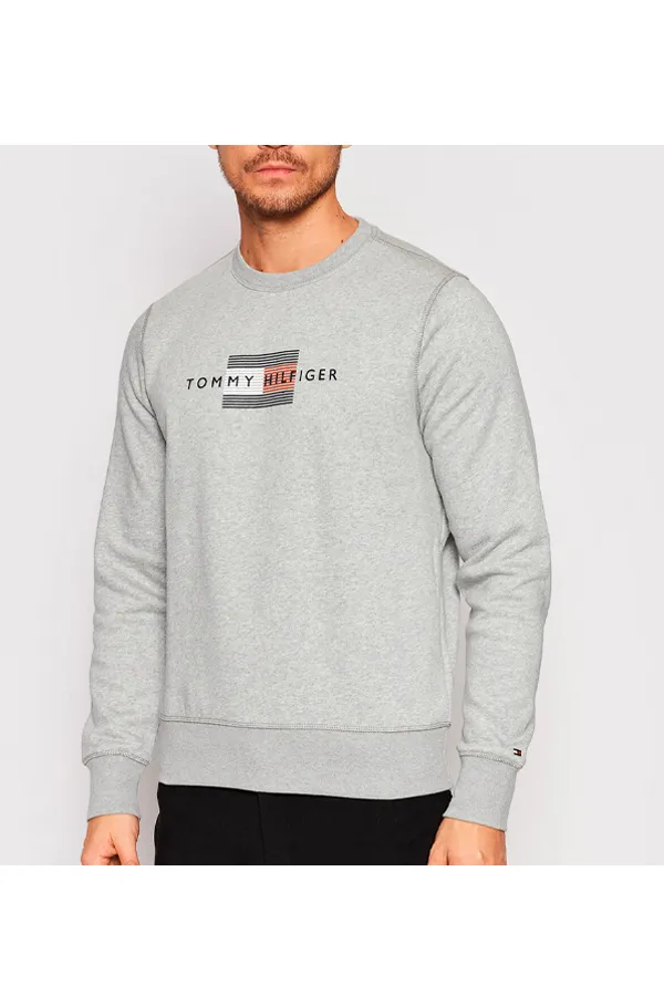 Tommy Hilfiger Line Logo Sweatshirt Grey