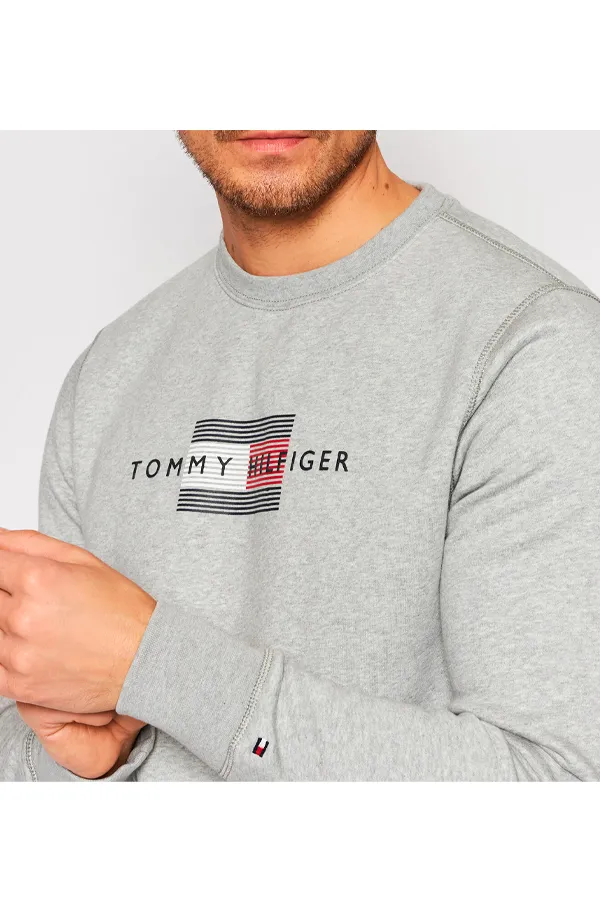 Tommy Hilfiger Line Logo Sweatshirt Grey