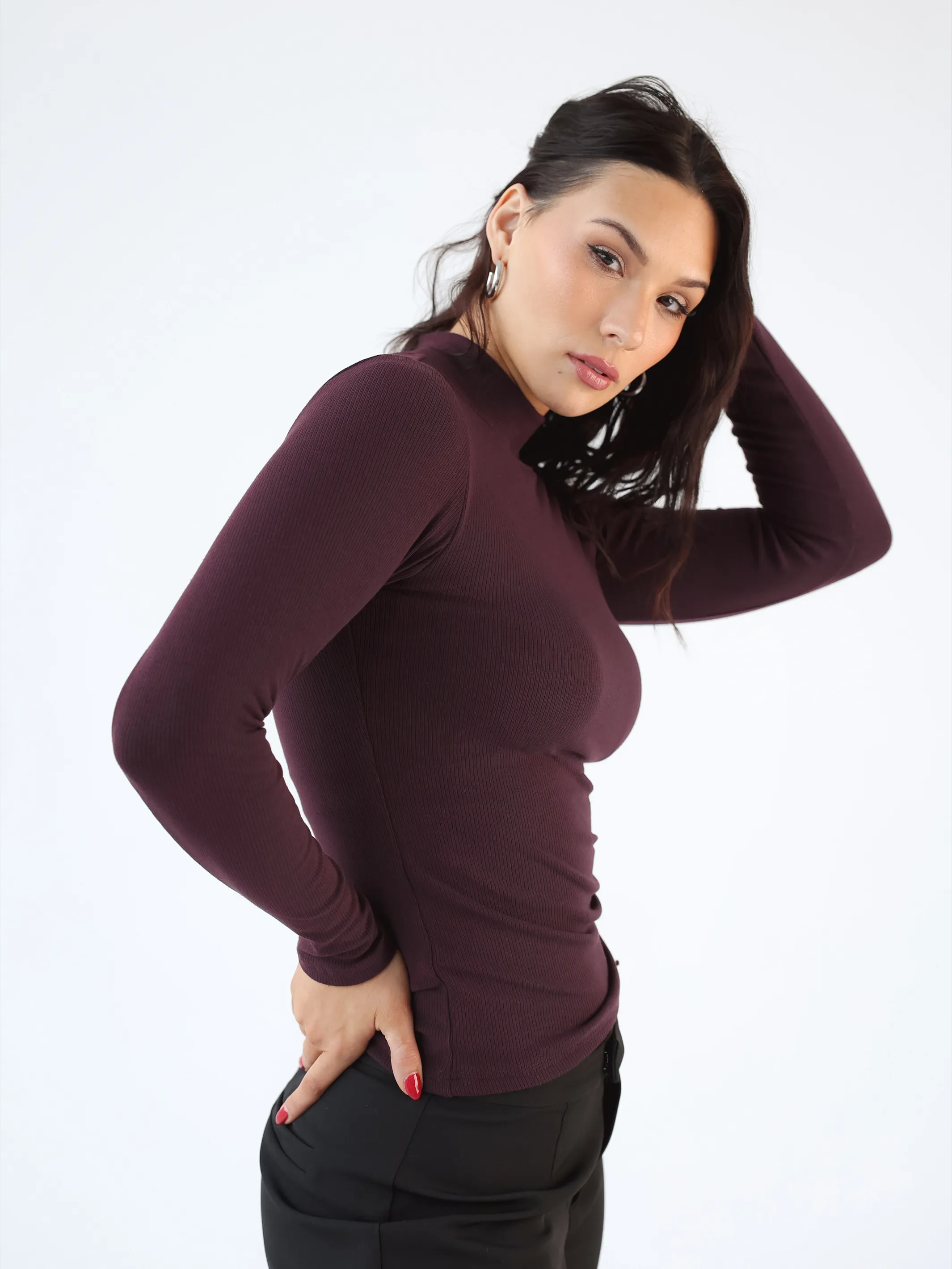 Turtleneck Long Sleeve Brami