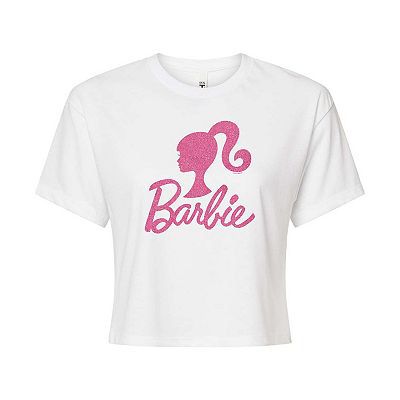 Womens tshirt Barbie head in white S2756526